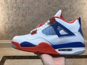 hommes air jordan 4 low blue